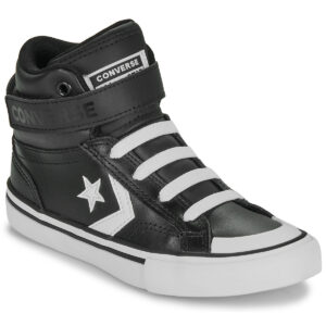 Converse PRO BLAZE STRAP LEATHER Nero - Sneakers Bambino