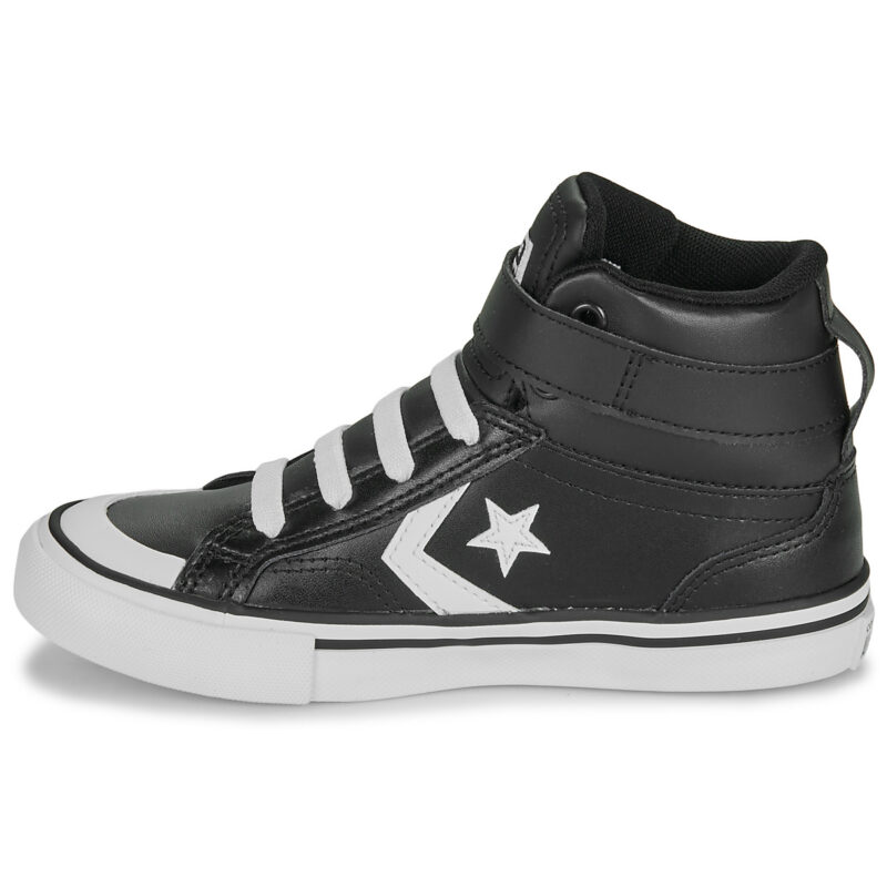 Converse PRO BLAZE STRAP LEATHER Nero Sneakers Bambino - 4
