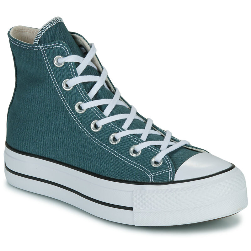 Converse  CHUCK TAYLOR ALL STAR LIFT PLATFORM  Verde -  Sneakers alte Donna - 1