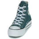 Converse  CHUCK TAYLOR ALL STAR LIFT PLATFORM  Verde -  Sneakers alte Donna - 3