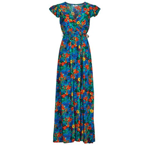 Abito lungo donna Betty London LISA multicolore, elegante e alla moda, ideale per occasioni speciali e casual. Scopri il suo design unico e versatile, perfetto per l'estate. Acquista ora per aggiungere un tocco di stile al tuo guardaroba!