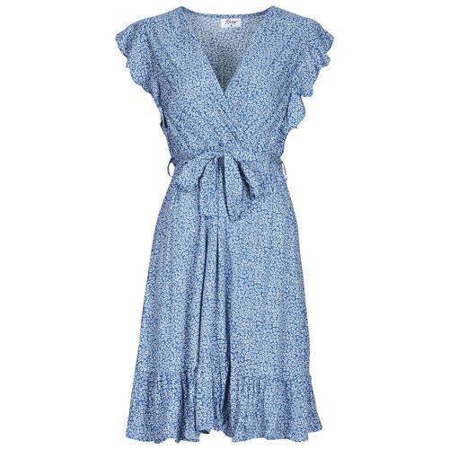 Abito corto Donna Betty London LISON Blu, elegante e alla moda, ideale per occasioni speciali e uscite informali. Realizzato con materiali di alta qualità, con un design trendy che valorizza la silhouette femminile. Perfetto per abbinamenti versatili, questo abito è un must-have nel guardaroba di ogni donna.