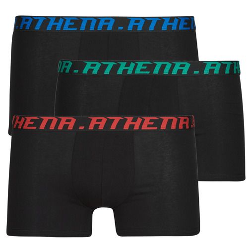 Boxer uomo Athena MY PETITS PRIX Pack de 4 Nero, eleganti e confortevoli, realizzati in cotone di alta qualità. Perfetti per il quotidiano, offrono un fit ottimale e una vestibilità comoda. Ideali per uomini che cercano boxer di stile e versatilità. Acquista ora il set da 4 per aggiungere un tocco di classe al tuo guardaroba.