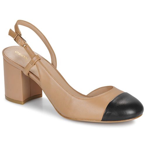 Décolleté Donna Geox D VIRNILISA 65 in Beige, elegante e versatile, perfetta per ogni occasione. Realizzata con materiali di alta qualità, offre comfort e stile per le moderne donne. Ideale per look casual o formali, questa scarpa si abbina facilmente a qualsiasi outfit. Scopri il perfetto equilibrio tra moda e comodità con le décolleté Geox.