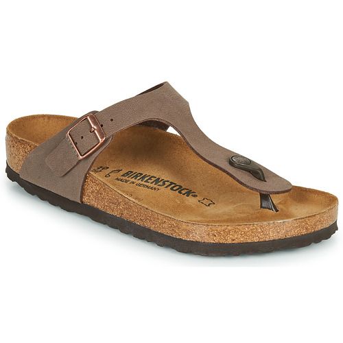 Infradito uomo Birkenstock GIZEH marrone, eleganti e comode, perfette per l'estate. Scarpe di alta qualità con soletta anatomica, ideali per un comfort duraturo. Stile casual e versatile per ogni occasione. Acquista ora il tuo paio di Birkenstock GIZEH marrone!