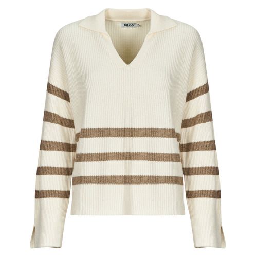 Felpa elegante Only ONLMONNA Bianco Maglione Donna, ideale per un look casual e alla moda. Questo maglione bianco offre comfort e stile, perfetto per ogni occasione. Disponibile in diverse taglie per adattarsi a ogni silhouette. Acquista ora e aggiungi un tocco di classe al tuo guardaroba!