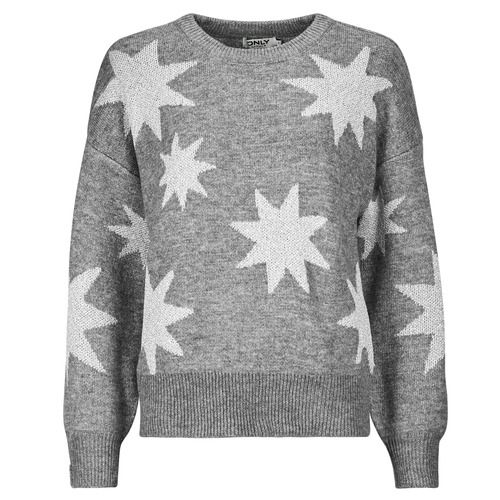 Maglione Donna Only ONLROSIE Grigio, ideale per l'inverno, realizzato in morbido materiale. Perfetto per outfit casual e trendy, offre comfort e stile. Disponibile in taglie varie, è un must-have per ogni guarda-robe femminile.