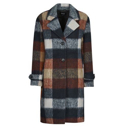 Mantella ONLALINA Marine Cappotto Donna elegante in tonalità marine, ideale per la stagione invernale. Realizzato in materiali di alta qualità, offre comfort e stile. Acquista il cappotto ONLALINA per un look sofisticato e alla moda. Perfetto per ogni occasione, dalle uscite casual agli eventi speciali.