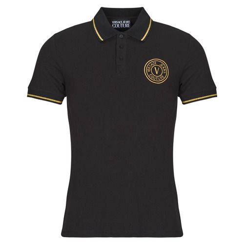 Polo Uomo Versace Jeans Couture 78GAGT00 Nero, stile elegante e moderno, realizzata in tessuto di alta qualità, perfetta per outfit casual e formali. Ideale per chi cerca un tocco di lusso nel proprio guardaroba. Acquista ora la polo Versace per un look distintivo e alla moda.