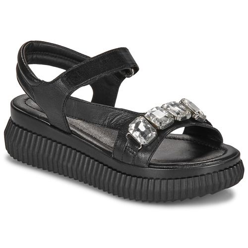 Sandali Mjus OLBIA Nero per Donna, eleganti e versatili, ideali per ogni occasione estiva. Design alla moda con dettagli raffinati, perfetti per abbinamenti casual e chic. Acquista ora per un look irresistibile e comfort tutto il giorno.