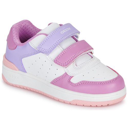 Scarpe bambina ragazza Geox J WASHIBA GIRL Bianco, eleganti e comode, perfette per ogni occasione. Queste scarpe sportive offrono stile e comfort, ideali per l'uso quotidiano e le attività all'aperto. Acquista ora per un look moderno e alla moda!