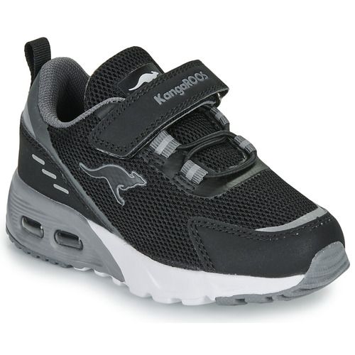 Scarpe bambino ragazzo Kangaroos KX-Arg EV in nero, ideali per ogni occasione. Design elegante e sportivo, realizzate con materiali di alta qualità per garantire comfort e resistenza. Perfette per attività all'aperto e per il tempo libero, queste scarpe offrono una calzata sicura e stabile. Acquista ora le Kangaroos Scarpe bambino ragazzo KX-Arg EV per un look trendy e funzionale.