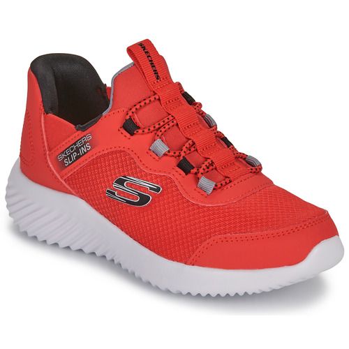 Scarpe bambino ragazzo Skechers SLIP-INS: BOUNDER - BRISK-BURST in Rosso, pensate per il massimo comfort e stile. Queste sneaker sono ideali per le avventure quotidiane, con un design accattivante e una calzata facile grazie al sistema slip-on. Perfette per bambini attivi, offrono supporto e traspirabilità. Scegli le Skechers SLIP-INS BOUNDER - BRISK-BURST Rosso per un look alla moda e prestazioni eccezionali.