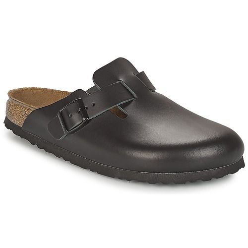 Zoccoli uomo Birkenstock BOSTON in nero, un modello iconico, realizzato con materiali di alta qualità per il massimo comfort. Perfetti per l'uso quotidiano, questi zoccoli combinano stile e funzionalità, ideali per la stagione. Scopri il comfort senza tempo dei Birkenstock BOSTON.