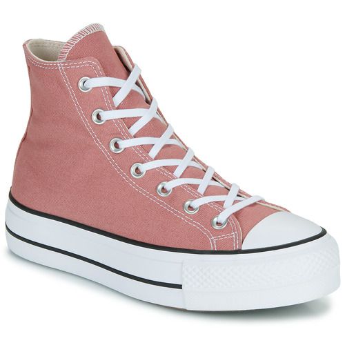 "Converse CHUCK TAYLOR ALL STAR LIFT PLATFORM Rosa Sneakers alte Donna, eleganti e trendy, perfette per un look casual e alla moda. Acquista ora le sneakers Converse per un comfort e uno stile unici."
