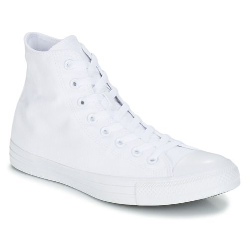 Sneakers alte uomo Converse CHUCK TAYLOR ALL STAR MONO HI in bianco, un classico intramontabile per ogni outfit. Realizzate con materiali di alta qualità, offrono comfort e stile. Perfette per un look casual e alla moda, queste sneakers sono ideali per ogni occasione. Acquista ora le iconiche Converse CHUCK TAYLOR e completa il tuo guardaroba con un must-have!