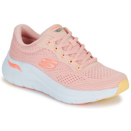 Sneakers basse Skechers ARCH FIT 2.0 BIG LEAGUE Rosa Donna, scarpe comode e stilose per un look casual. Design moderno e supporto ergonomico, perfette per il comfort quotidiano. Aggiungi un tocco di colore e stile al tuo guardaroba con queste sneakers versatili e trendy.