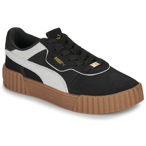Sneakers basse Puma Carina 3.0 Luxe SD Nero per donna, eleganti e trendy, ideali per look casual e sportivi. Design raffinato e materiali di alta qualità per comfort e stile. Perfette per ogni occasione, queste scarpe offrono un'ottima aderenza e supporto. Acquista ora le Puma Carina 3.0 Luxe SD Nero e completa il tuo outfit con un tocco di classe.