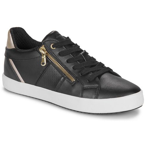Sneakers basse Geox D BLOMIEE Nero per donna, eleganti e comode, ideali per ogni occasione. Design moderno e versatilità, perfette per completare il tuo look quotidiano. Spedizione veloce e qualità garantita.