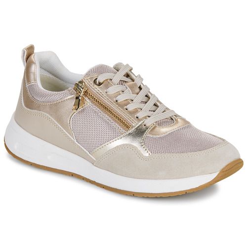 Sneakers basse Geox D BULMYA Oro per donna, eleganti e alla moda, con design raffinato in oro brillante, ideali per un look casual-chic e versatili per qualsiasi occasione. Acquista ora per il massimo comfort e stile.