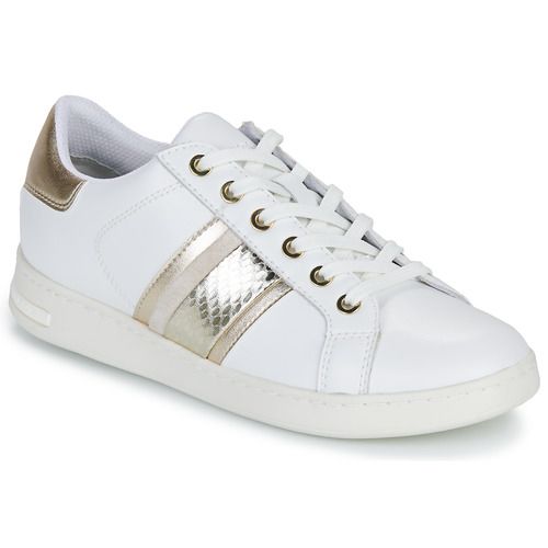 Sneakers basse Geox D JAYSEN Bianco per donna, eleganti e comode, ideali per un look casual e alla moda. Queste sneakers sono realizzate con materiali di alta qualità, assicurando traspirabilità e comfort per l'uso quotidiano. Perfette per ogni occasione, dallo shopping alle passeggiate in città. Disponibili in bianco, si abbinano facilmente a qualsiasi outfit. Acquista ora le tue Geox D JAYSEN Bianco e aggiungi un tocco di stile al tuo guardaroba.