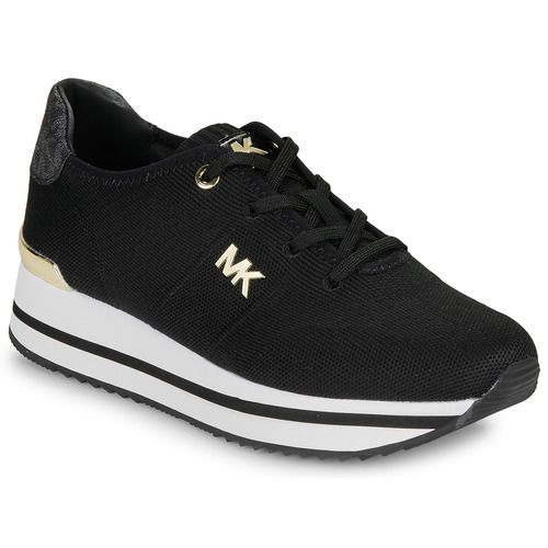 Sneakers basse Donna MICHAEL Michael Kors MONIQUE KNIT TRAINER color Nero, eleganti e alla moda, perfette per ogni occasione. Comfort e stile uniti in un design trendy, ideali per un outfit casual-chic.