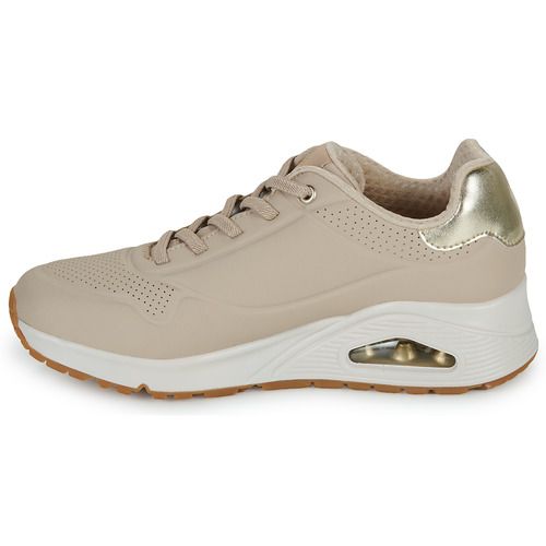 Skechers UNO - SHIMMER AWAY Beige Low Sneakers Women - 4