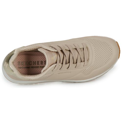 Skechers UNO - SHIMMER AWAY Beige Low Sneakers Women - 6
