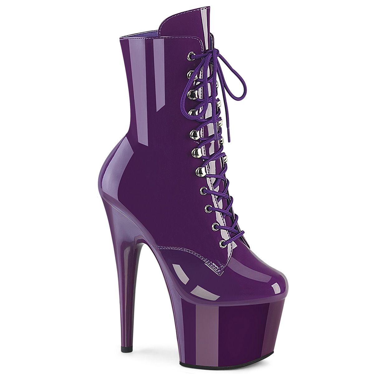 Pleaser ADORE-1020 ADO1020/PP/M Tronchetti  Tacco Altissimo 17 Plateau 7.0 Viola ADO1020/PP/M