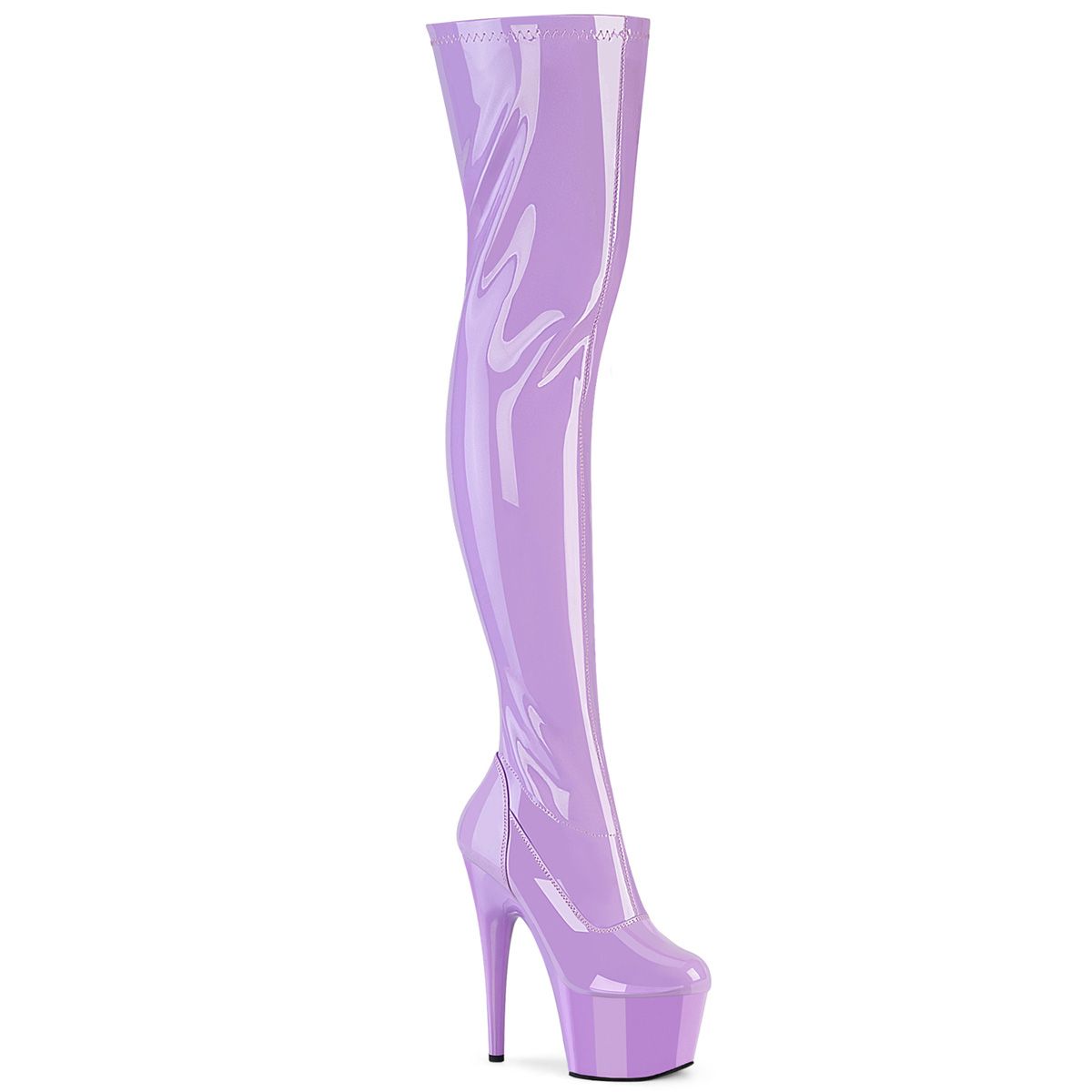 Pleaser ADORE-3000 ADO3000/LV/M Stivali Sopra il Ginocchio  Tacco Altissimo 17 Plateau 7.0  ADO3000/LV/M