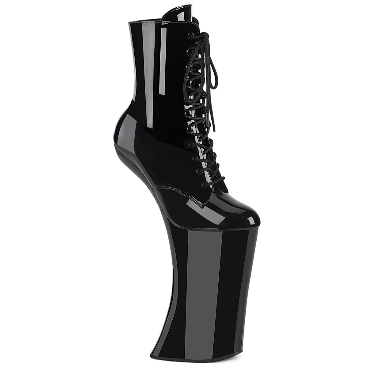 Pleaser FORBIDDEN-1020 FOR1020/B/M Tronchetti  Tacco Altissimo 27 Plateau 16.0 Nero FOR1020/B/M