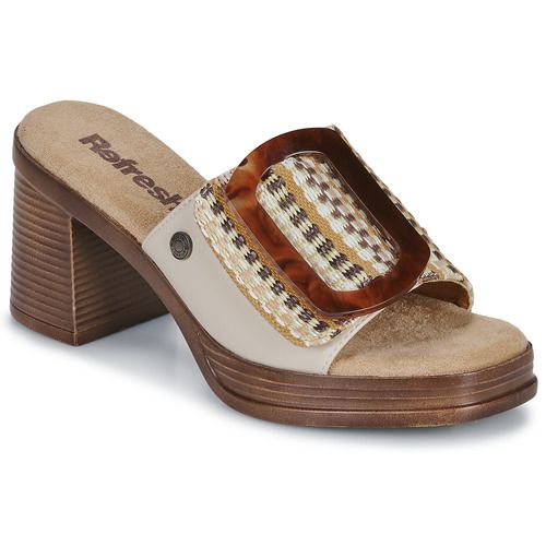 Ciabatta Donna Refresh 172522 Beige, elegante e comoda, perfetta per l'estate. Design moderno e versatile, ideale per ogni occasione. Comfort assicurato con materiali di alta qualità. Acquista ora le ciabatte Refresh per un look alla moda!