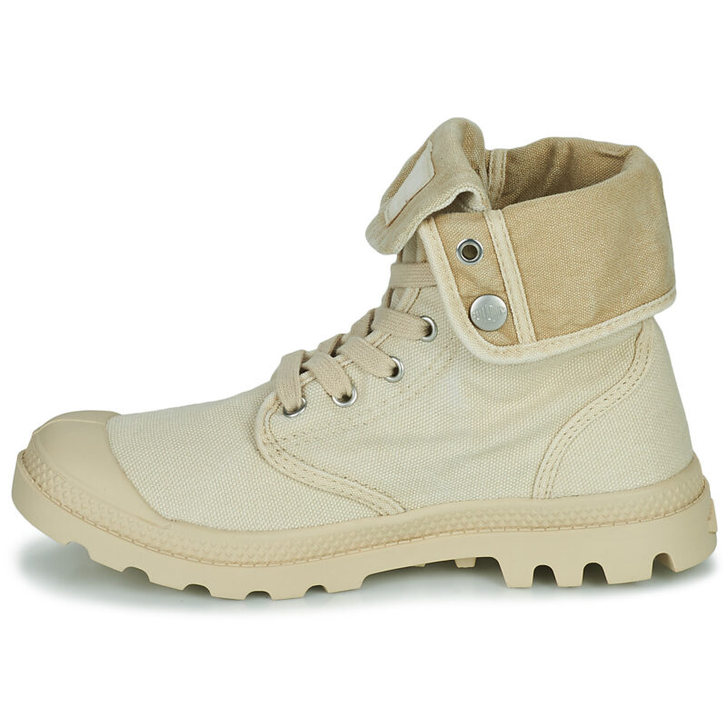 Palladium  BAGGY  Beige -  Sneakers alte Donna - 4