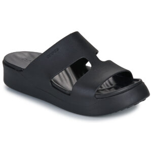 Crocs  GETAWAY PLATFORM H STRAP  Nero -  Ciabatta Donna