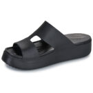 Pantoufles Crocs GETAWAY PLATFORM H STRAP noires pour femmes - 4