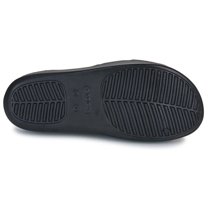 Pantoufles Crocs GETAWAY PLATFORM H STRAP noires pour femmes - 7