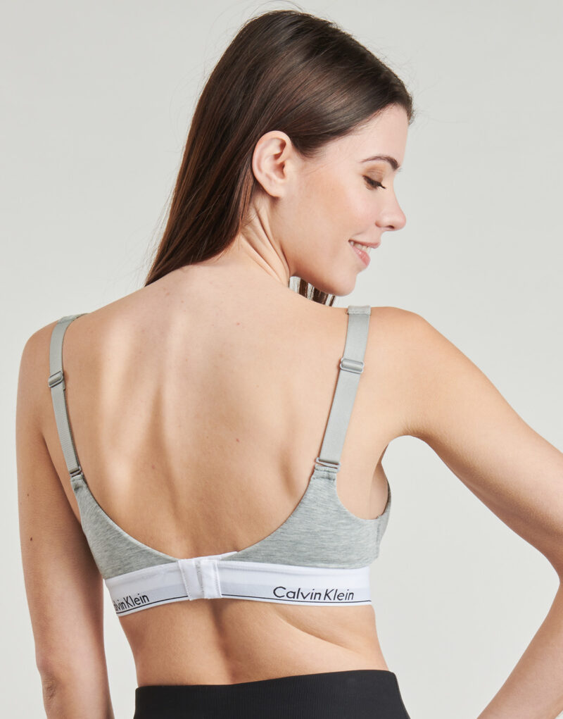 Brassiere Calvin Klein Jeans LIFT BRALETTE Grigio Brassiere Donna - 4