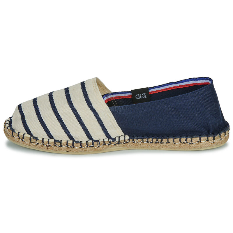 Art of Soule RAYURES Blue Men's Espadrilles - 4