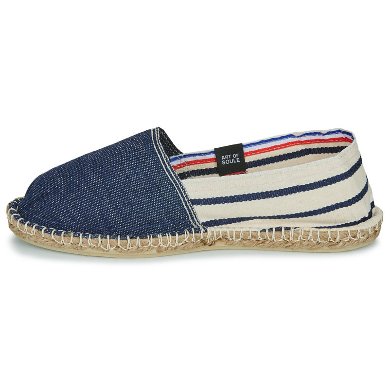 Art of Soule RAYURES Blu Espadrillas Donna - 4