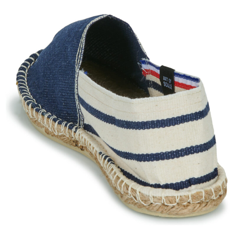 Art of Soule RAYURES Blu Espadrillas Donna - 5