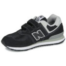 New Balance 574 Nero Sneakers Bambino - 4