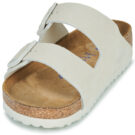 BIRKENSTOCK Arizona Soft Footbed Suede / Antico / White / Regular Bianco Ciabatta Uomo - 3
