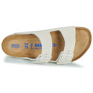 BIRKENSTOCK Arizona Soft Footbed Suede / Antico / White / Regular Bianco Ciabatta Uomo - 6