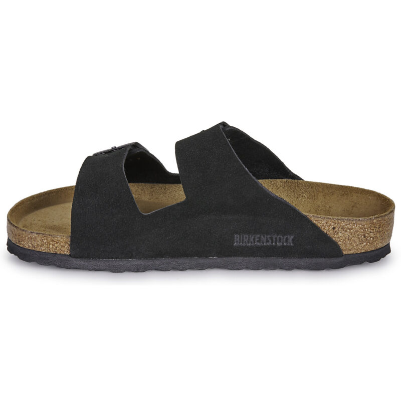 BIRKENSTOCK Arizona Suede / Black / Regular Nero Ciabatta Uomo - 4