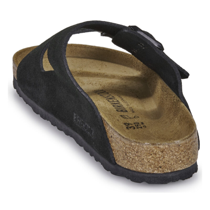 BIRKENSTOCK Arizona Suede / Black / Regular Nero Ciabatta Uomo - 5