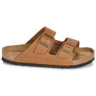 BIRKENSTOCK Arizona Oiled / Pelle / Cognac / Regular Marrone Ciabatta Uomo - 2