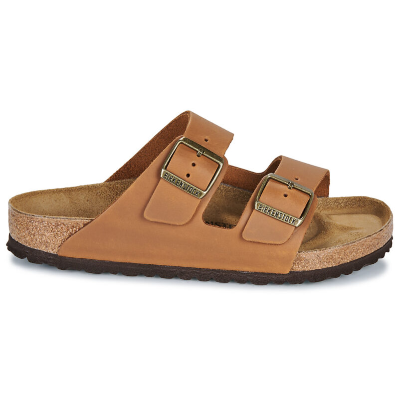 BIRKENSTOCK Arizona Oiled / Pelle / Cognac / Regular Marrone Ciabatta Uomo - 2