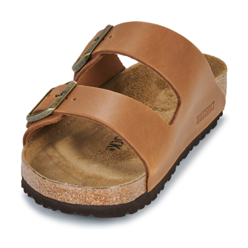 BIRKENSTOCK Arizona Oiled / Pelle / Cognac / Regular Marrone Ciabatta Uomo - 3