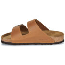 BIRKENSTOCK Arizona Oiled / Pelle Pantoufles femme marron clair couleur cognac - 4