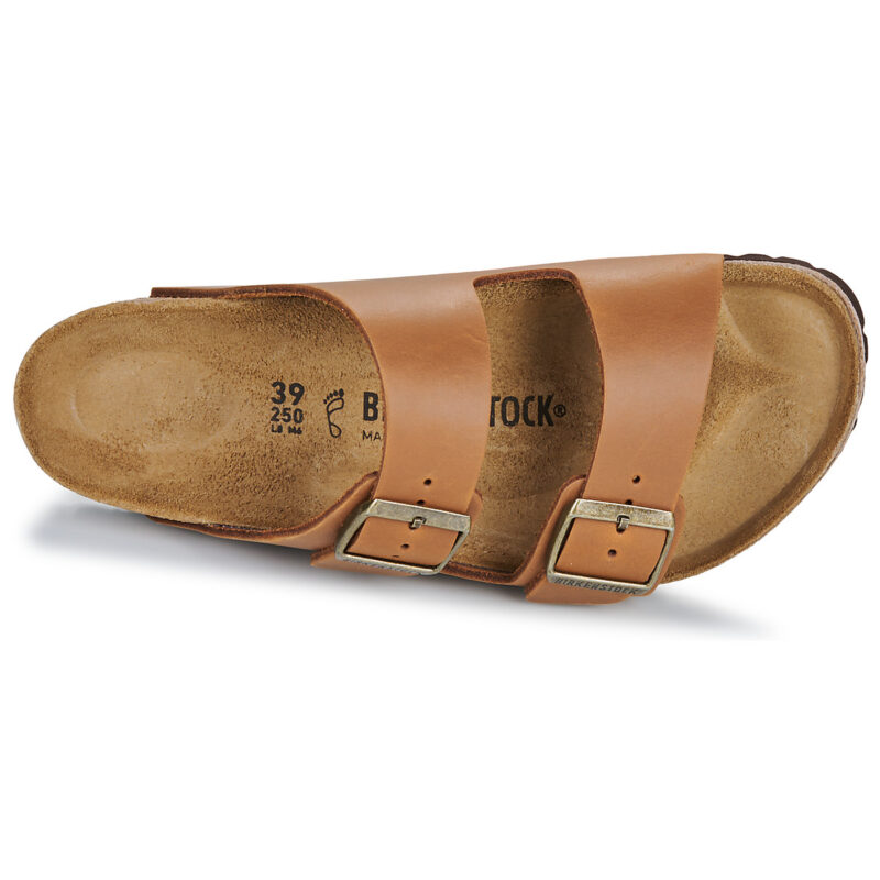 BIRKENSTOCK Arizona Oiled / Pelle / Cognac / Regular Marrone Ciabatta Uomo - 6